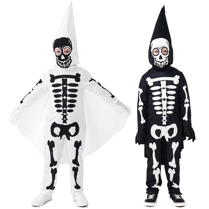 Women's skeleton costume with cloak and gloves Mune Fashion