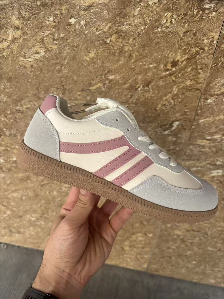 Damen Mary-Jane-Sneaker mit Klettverschluss und gepolstertem Komfortfußbett Mune Fashion