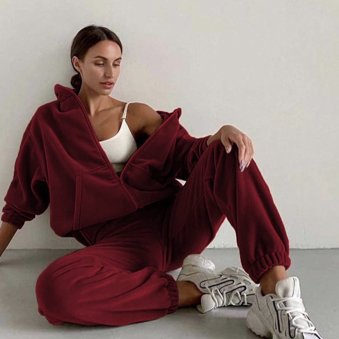 Women's oversized hoodie set with cargo joggers Mune Fashion