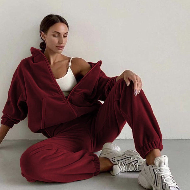 Women's oversized hoodie set with cargo joggers Mune Fashion