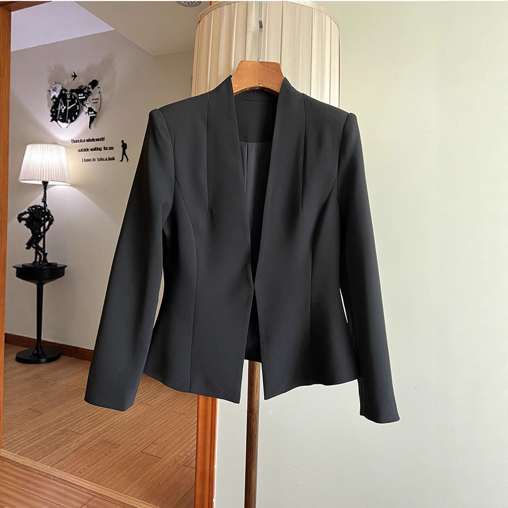 Ladies Elegant Blazer with Asymmetric Cut Mune Fashion