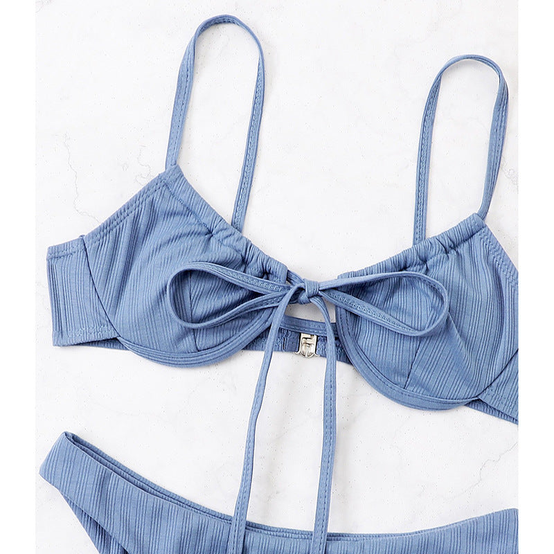 Women's Ribbed Bikini Set Mune Fashion