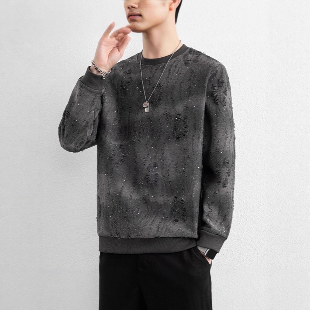 Men's Urban Sweatshirt with Sparkling Design Mune Fashion