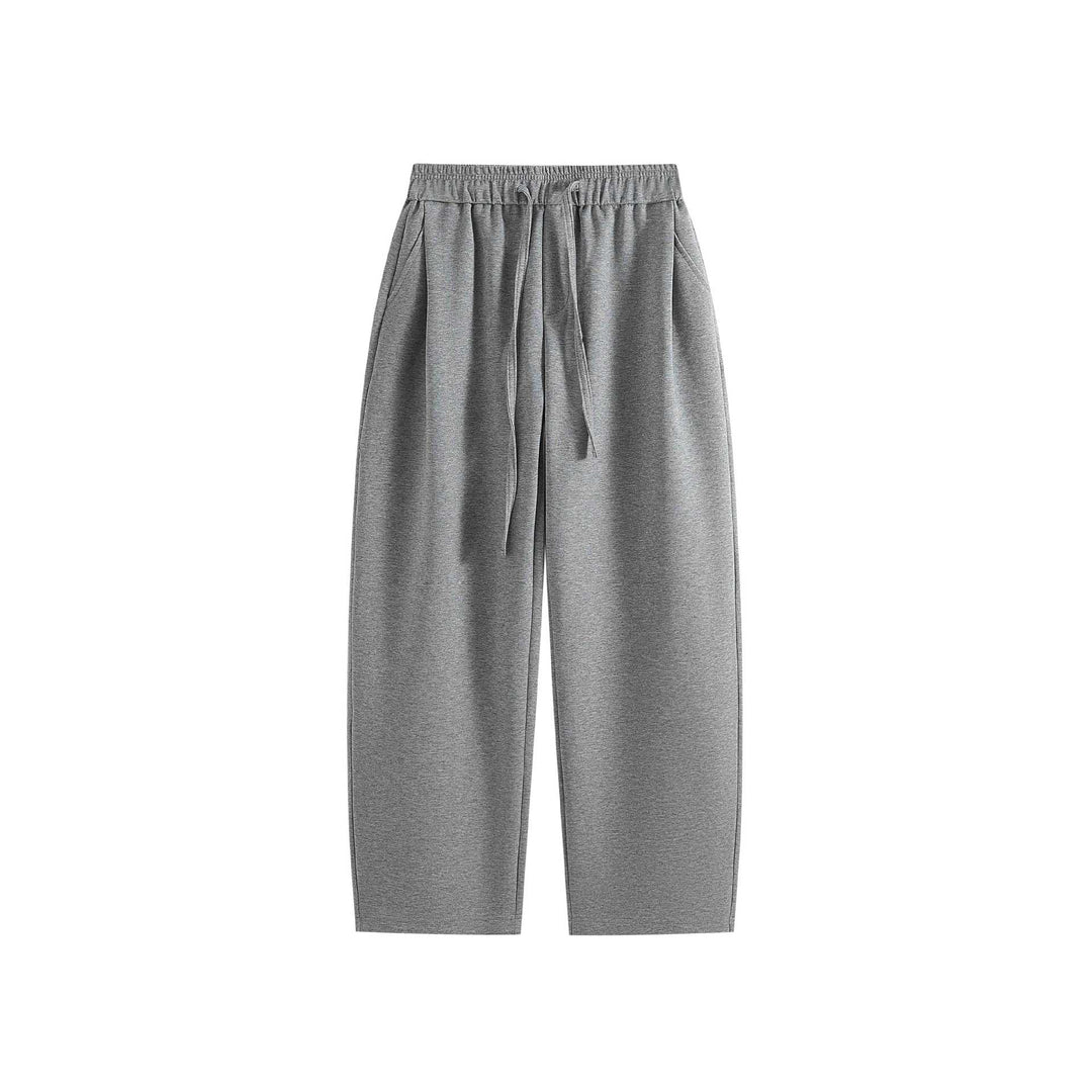 Women's Loose Jogging Pants made of Cotton Blend with Elastic Drawstring Waistband Mune Fashion