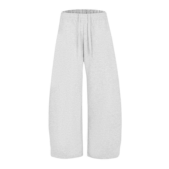 Women's Loose High-Waist Loungewear Pants with Drawstring and Wide Leg Mune Fashion