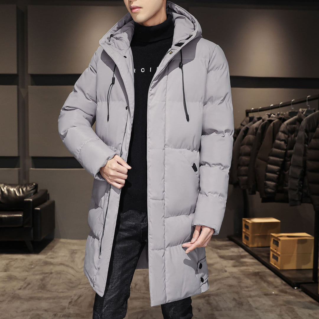 Men's Insulated Long Parka with Hood, Windproof Shell & Utility Pockets Mune Fashion