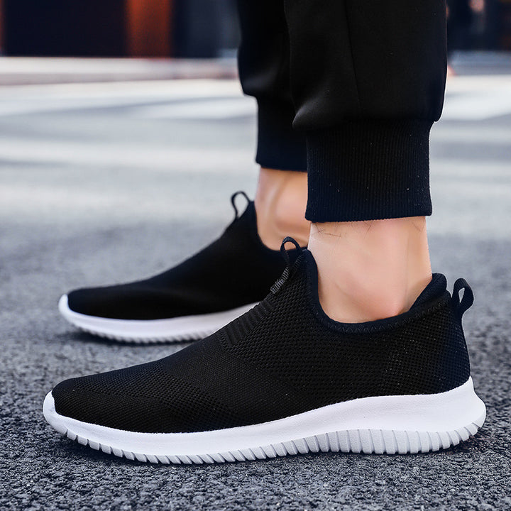Women's minimalist slip-on leisure shoe with front pull tab, padded ankle collar, and flexible adaptive sole Mune Fashion