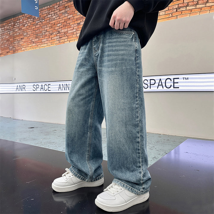 Unisex loose Casual-Jeans in Urban-Style Mune Fashion