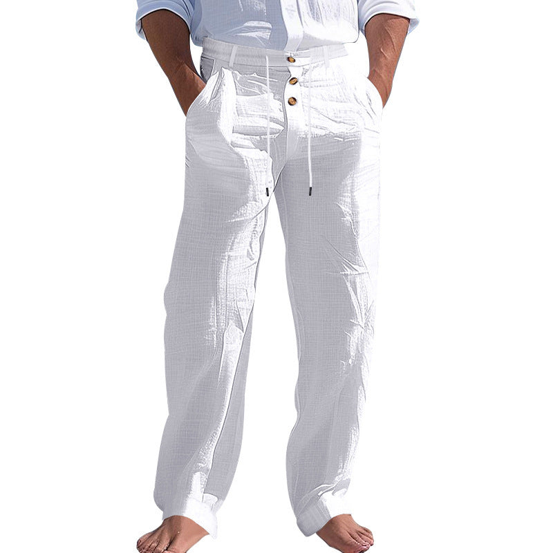 Men's casual pants with high waist and comfortable pockets Mune Fashion