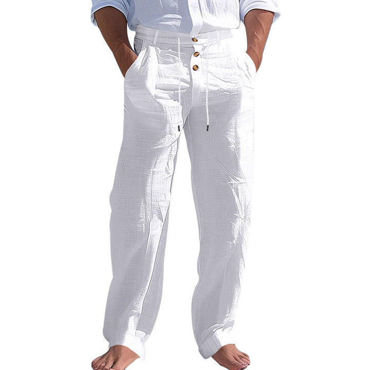 Men's casual pants with high waist and comfortable pockets Mune Fashion