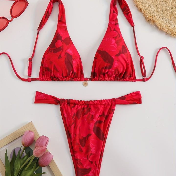 Women's Triangle Bikini with comfortable adjustable straps Mune Fashion