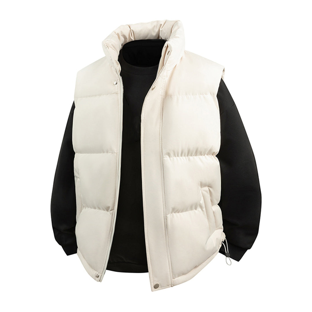 Men's padded vest with high collar and thermal filling Mune Fashion
