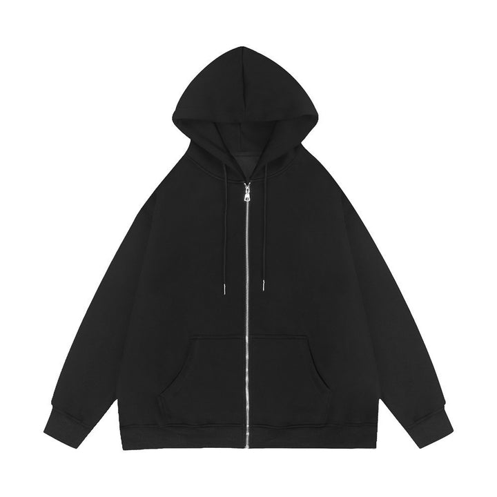 Unisex casual hoodie jacket with sturdy metal zipper double-layered hood and deep kangaroo pockets Mune Fashion
