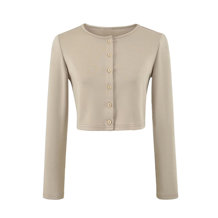 Women's three-piece lounge set with short button cardigan, lace top, and wrap flare pants Mune Fashion