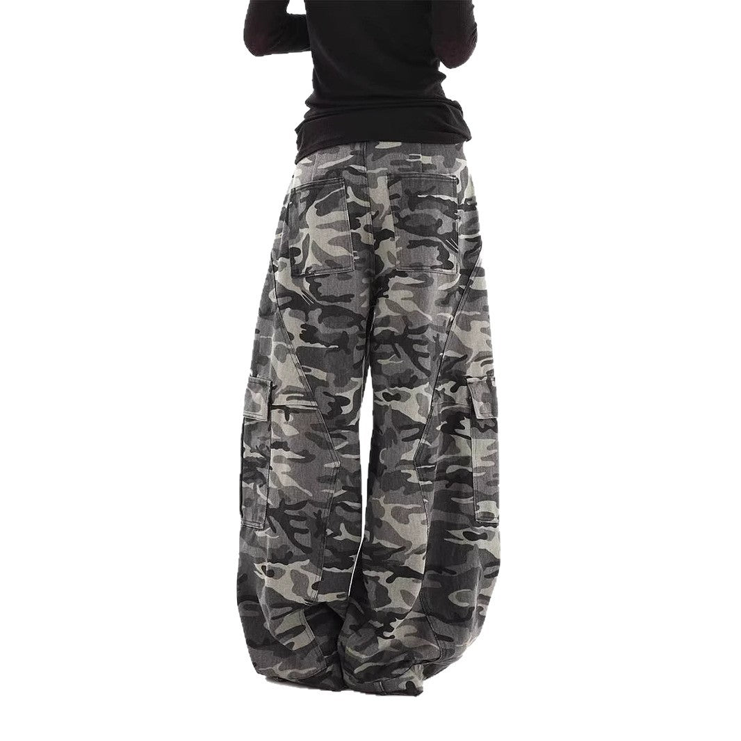 Men's cargo pants in camouflage design Mune Fashion