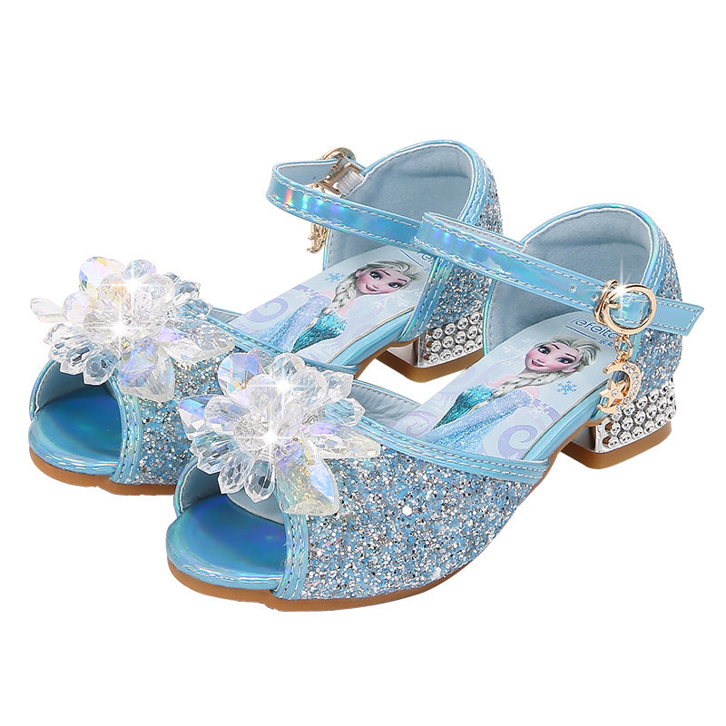 Girls' ballerinas with sparkling accents and floral appliqué Mune Fashion
