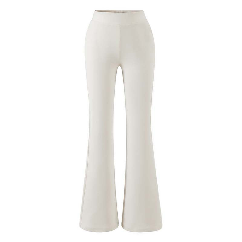Women high-waisted stretch flared pants with wide bootcut cut Mune Fashion