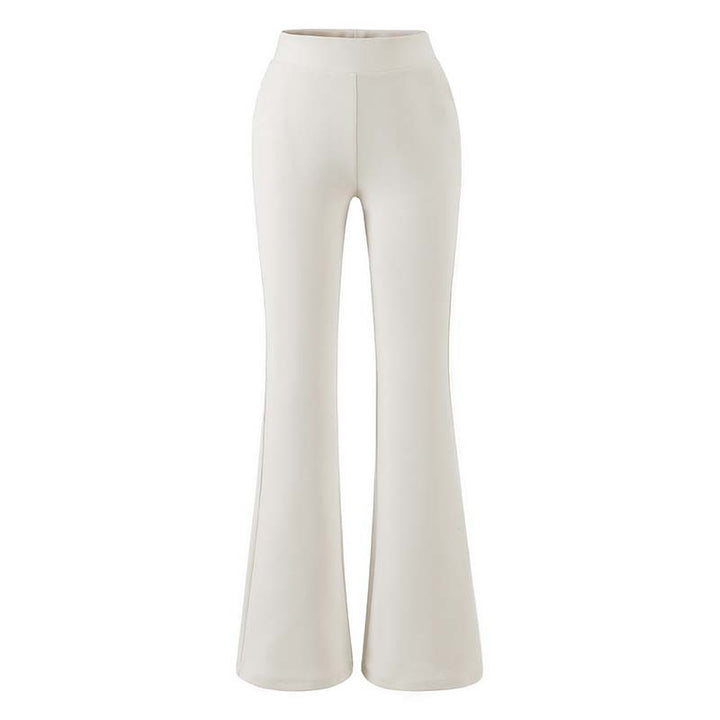 Women high-waisted stretch flared pants with wide bootcut cut Mune Fashion