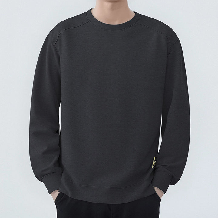Men's Casual Oversized Sweatshirt with Raglan Sleeves and Brushed Interior Mune Fashion