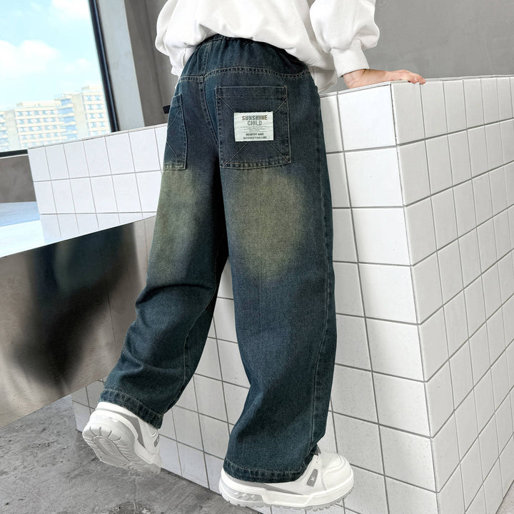 Unisex Wide Jeans with High Pockets Mune Fashion