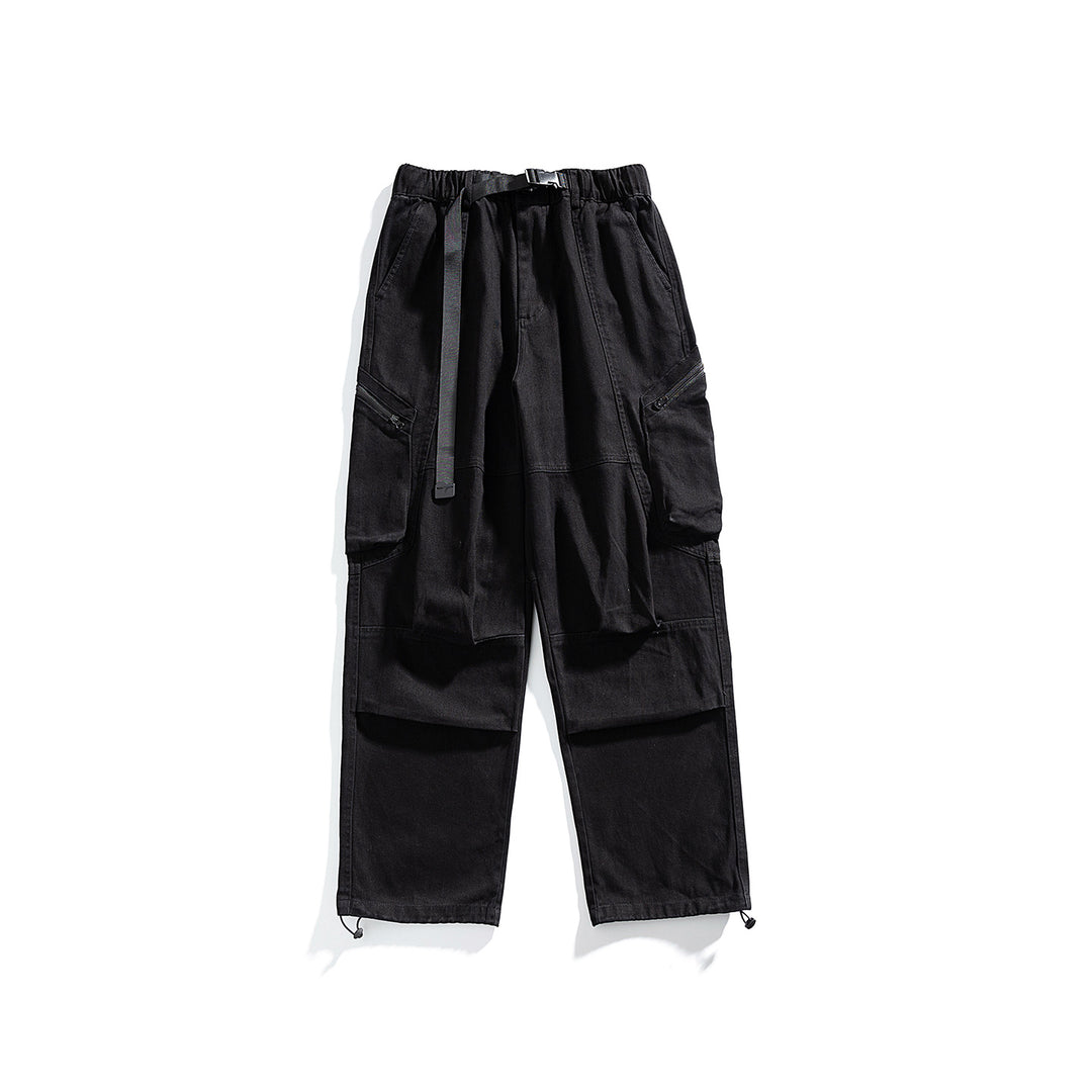 Herren Cargo-Hose mit elastischem Bund, multifunktionalen Taschen und verstellbarem Saum Mune Fashion