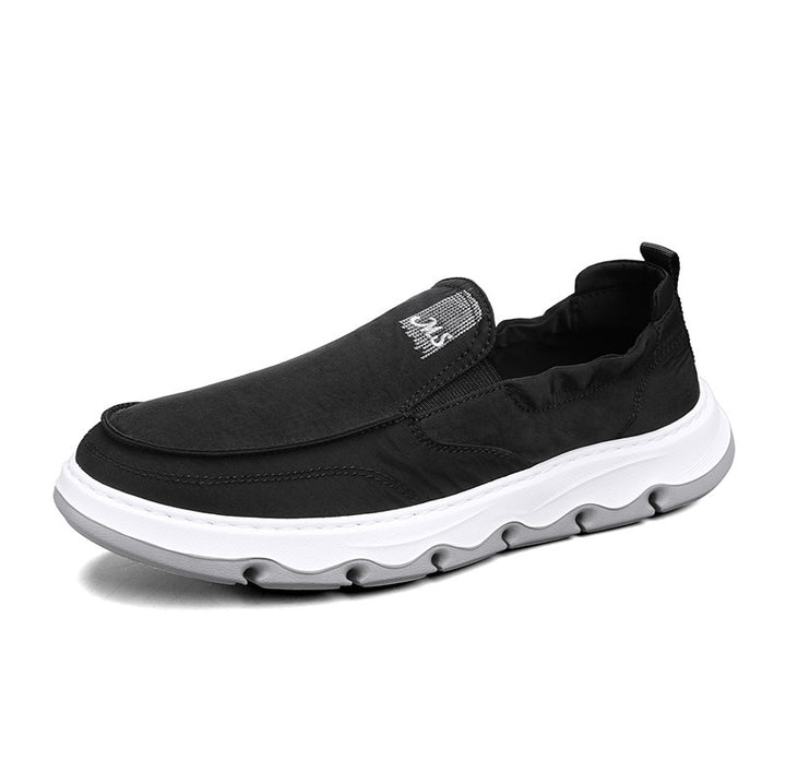 Men's elegant slip-on sneaker with elastic entry and shock-absorbing wave sole Mune Fashion