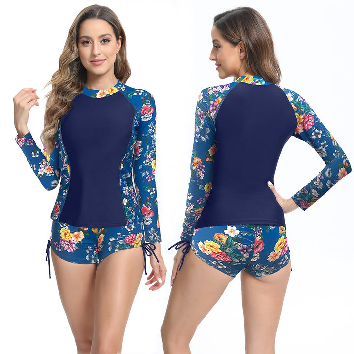 Ladies High Performance Surf Suit with Floral Design Mune Fashion