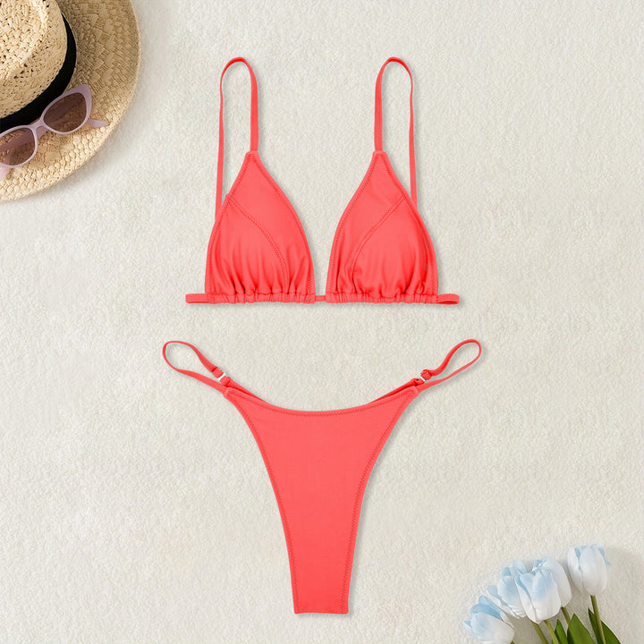 Women's Triangle Bikini with Adjustable Straps Mune Fashion