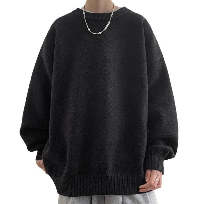 Unisex Oversized Snuggle Sweater with Round Neck Mune Fashion