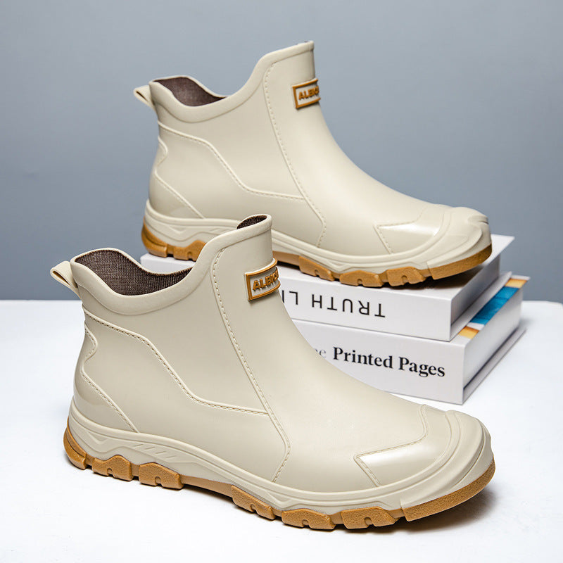 Men's rubber boots with non-slip sole and flexible entry Mune