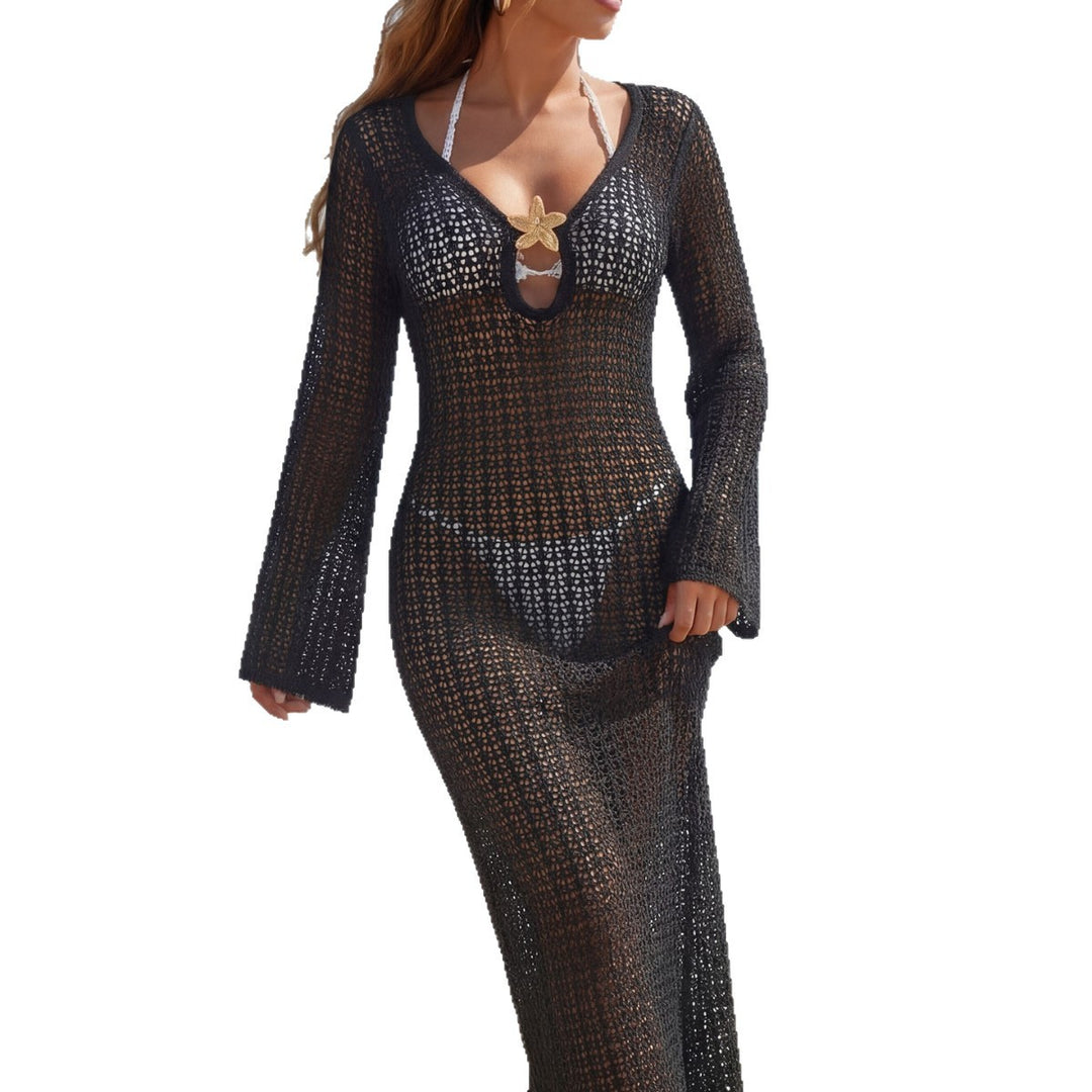 Ladies airy crochet beach cover-up Mune Fashion