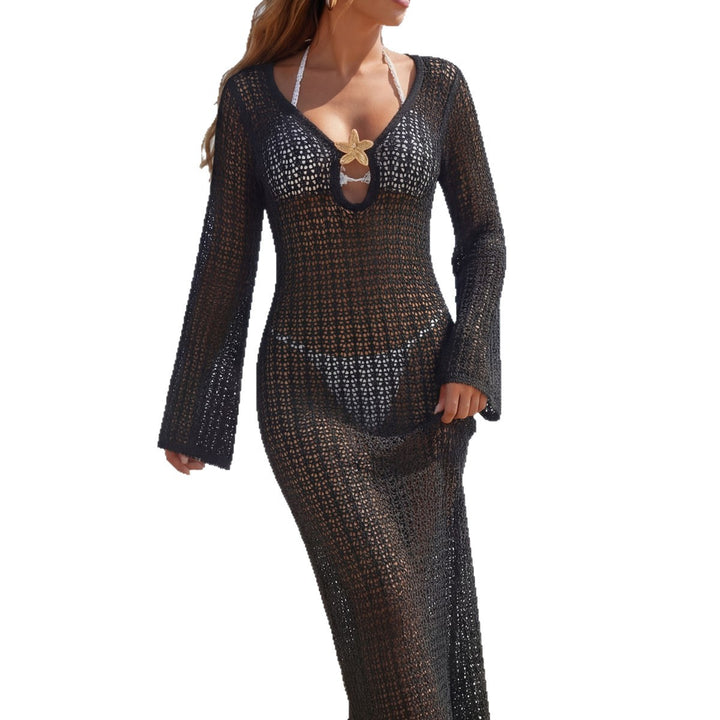 Ladies airy crochet beach cover-up Mune Fashion