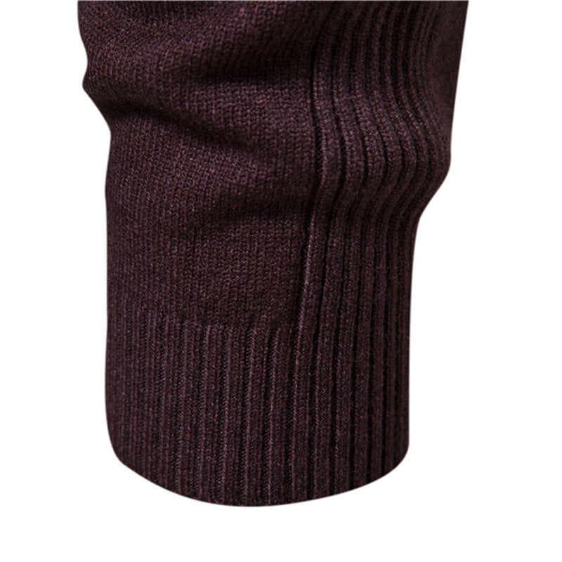 Men's Stylish Turtleneck Sweater Made Of Soft Merino Wool Mune