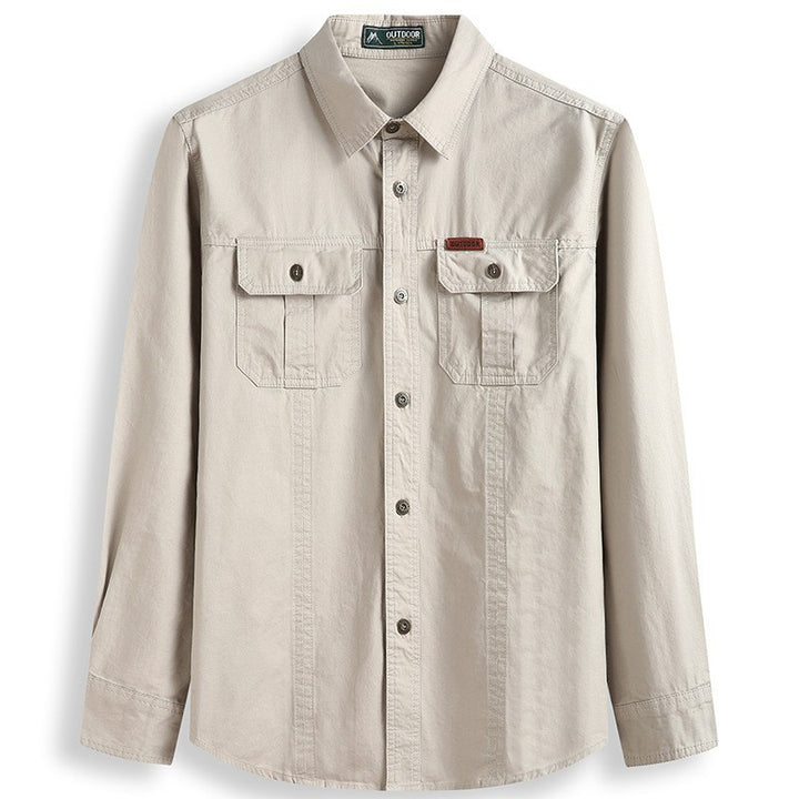 Men's Robust Shirt Jacket with Practical Pockets Mune Fashion