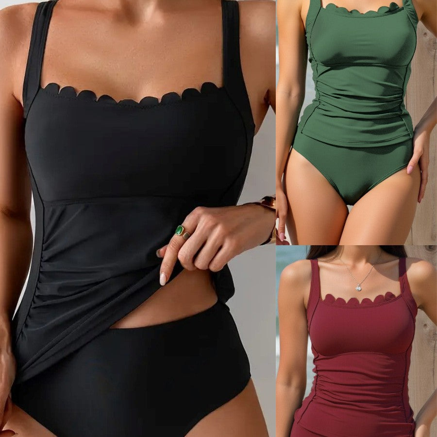 Women's Tankini with elegant ruffle design Mune Fashion