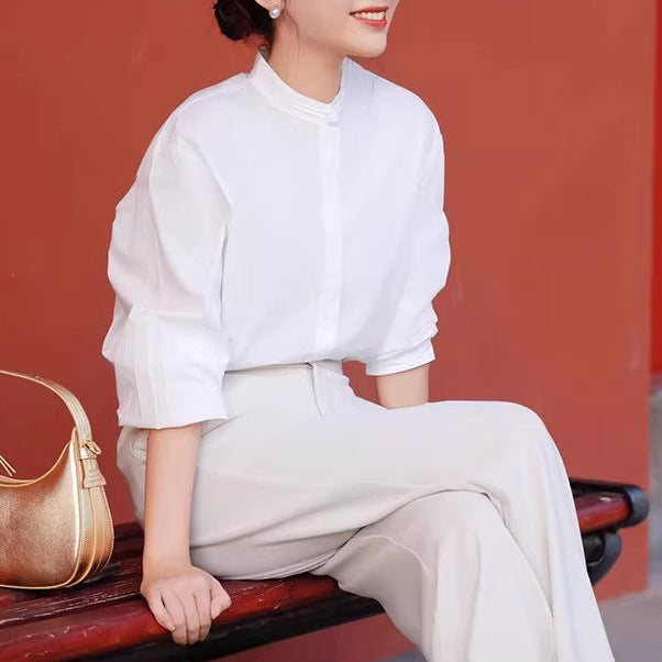 Women Elegant and Fashionable Oversized Blouse Drune