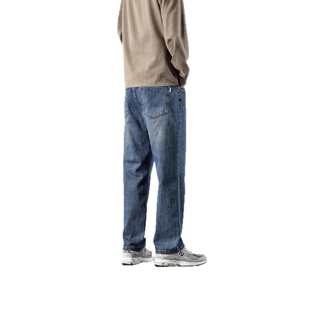 Men's Comfortable Wide-leg Jeans Mune Fashion