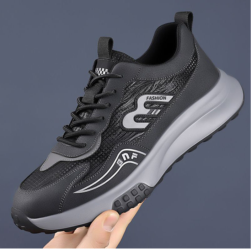 Men's Platform Sneaker with Breathable Mesh and Ergonomic Cushioning Mune Fashion
