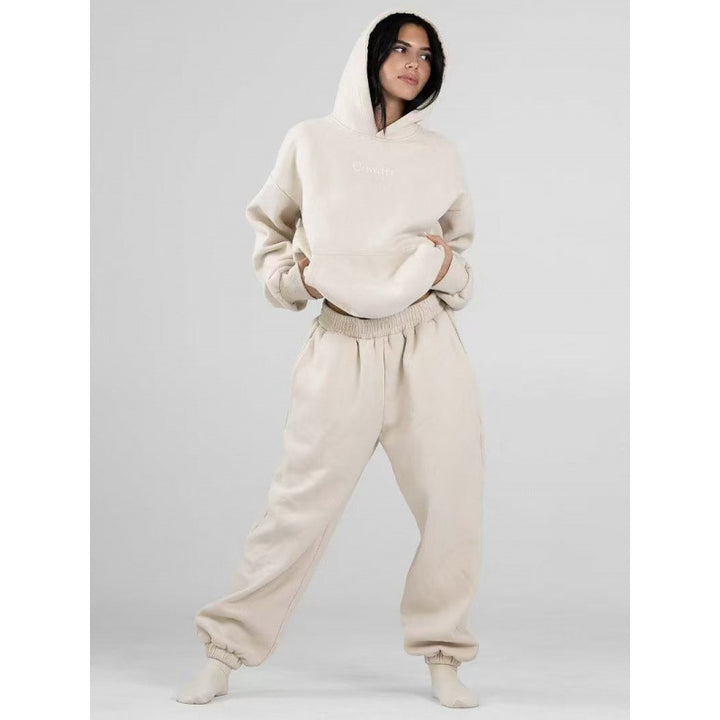 Women's extra soft oversized hoodie with structured kangaroo pocket, dropped shoulder, and brushed interior Mune Fashion