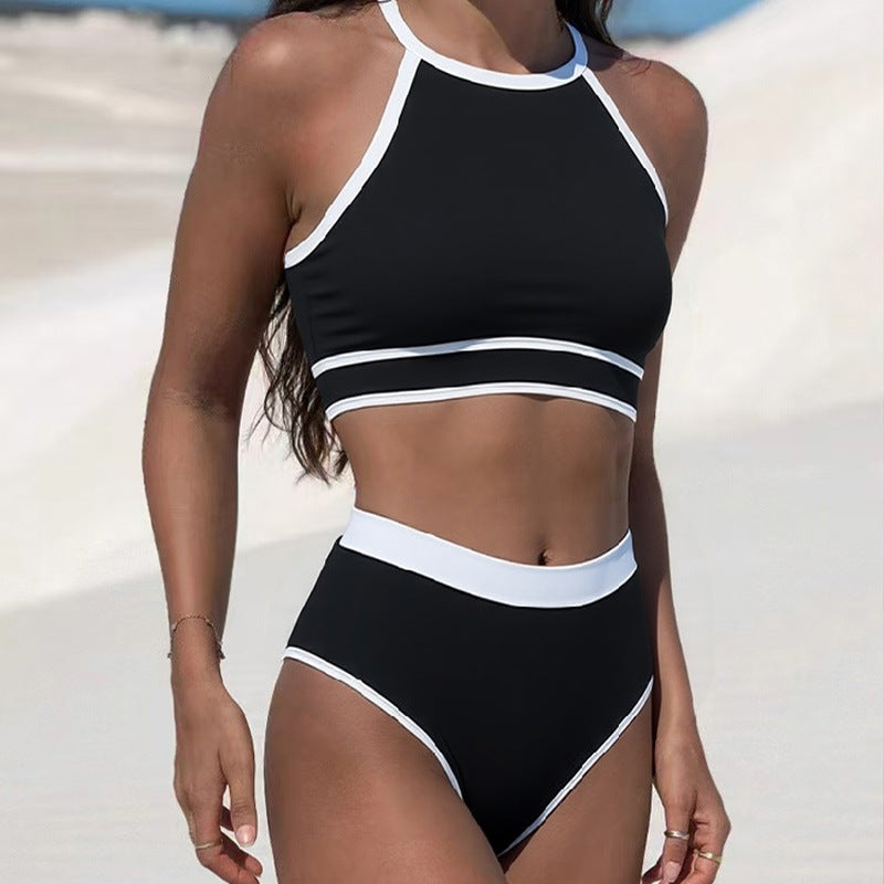 Women's sporty bikini set with high-cut bottom and racerback top Mune Fashion