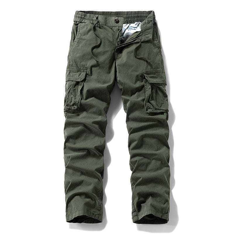 Men's Multifunctional Cargo Pants with Elastic Comfort Waistband, Drawstring and Organizer Pockets Mune Fashion