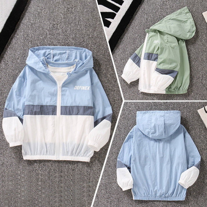 Unisex nan lightweight windproof hooded jacket with zipper and elastic cuffs Mune Fashion