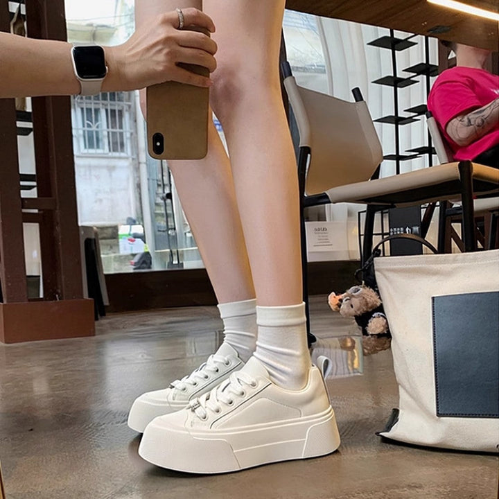 Women's sneakers with raised sole Mune Fashion