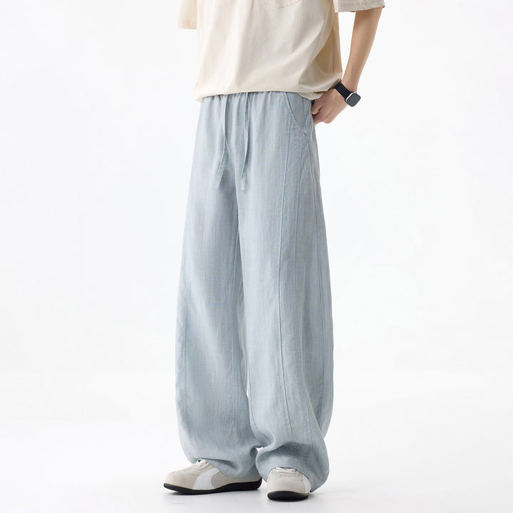 Men's Comfortable and Airy Relaxed Fit Linen Pants Mune Fashion