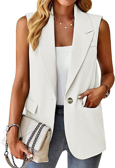 Ladies Stylish Blazer Vest Mune Fashion