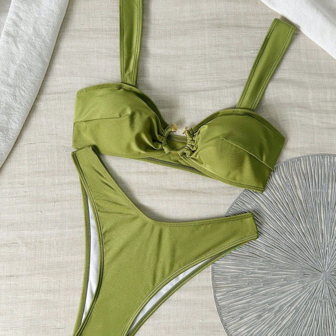 Ladies High-Quality Bikini with Elegant Underwire Design Mune Fashion