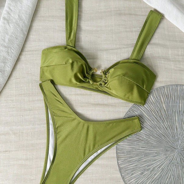 Ladies High-Quality Bikini with Elegant Underwire Design Mune Fashion