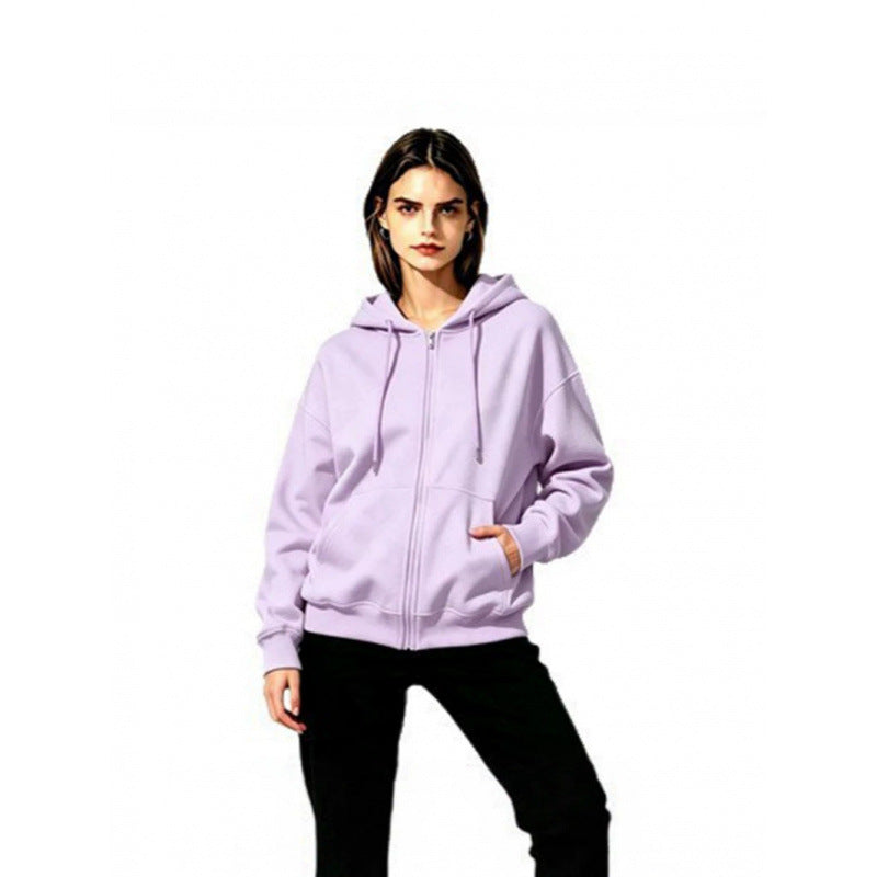 Ladies Soft Hooded Sweatshirt with Full Zip Mune Fashion