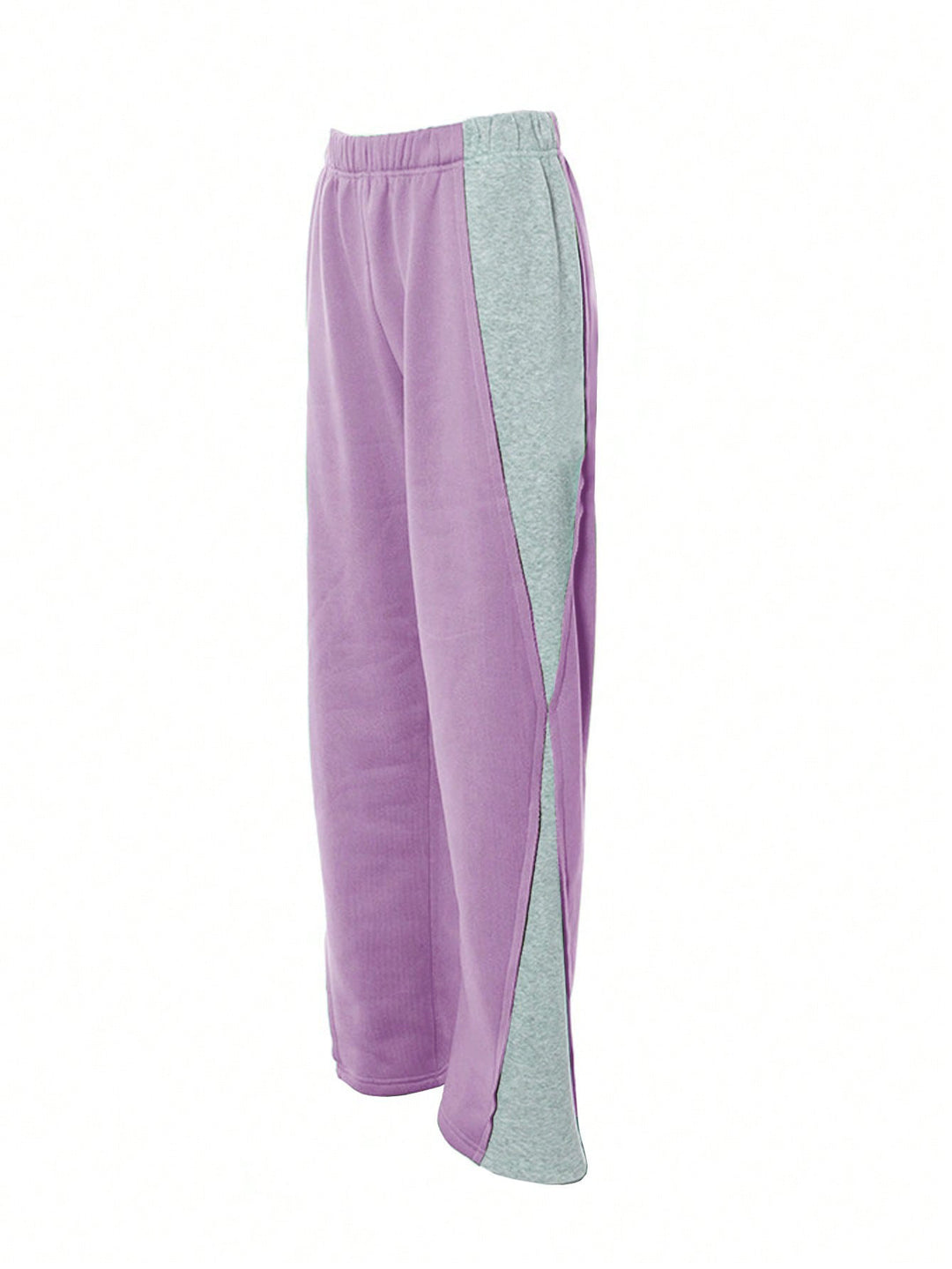 Women's Sporty Jogging Pants with Side Slit and Contrast Insert Mune Fashion
