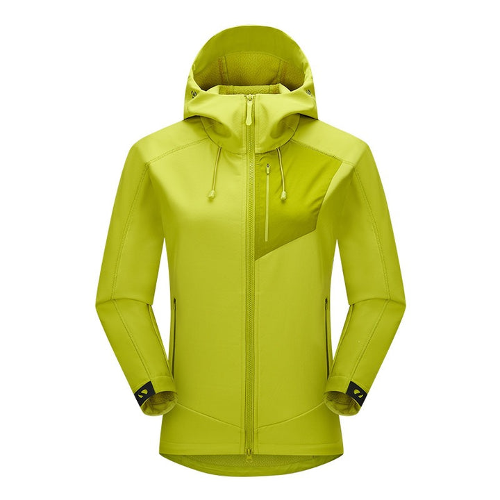 Men's Softshell Trekking Jacket with Hood breathable windproof stretch Mune Fashion